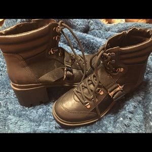 Black Guess combat boots